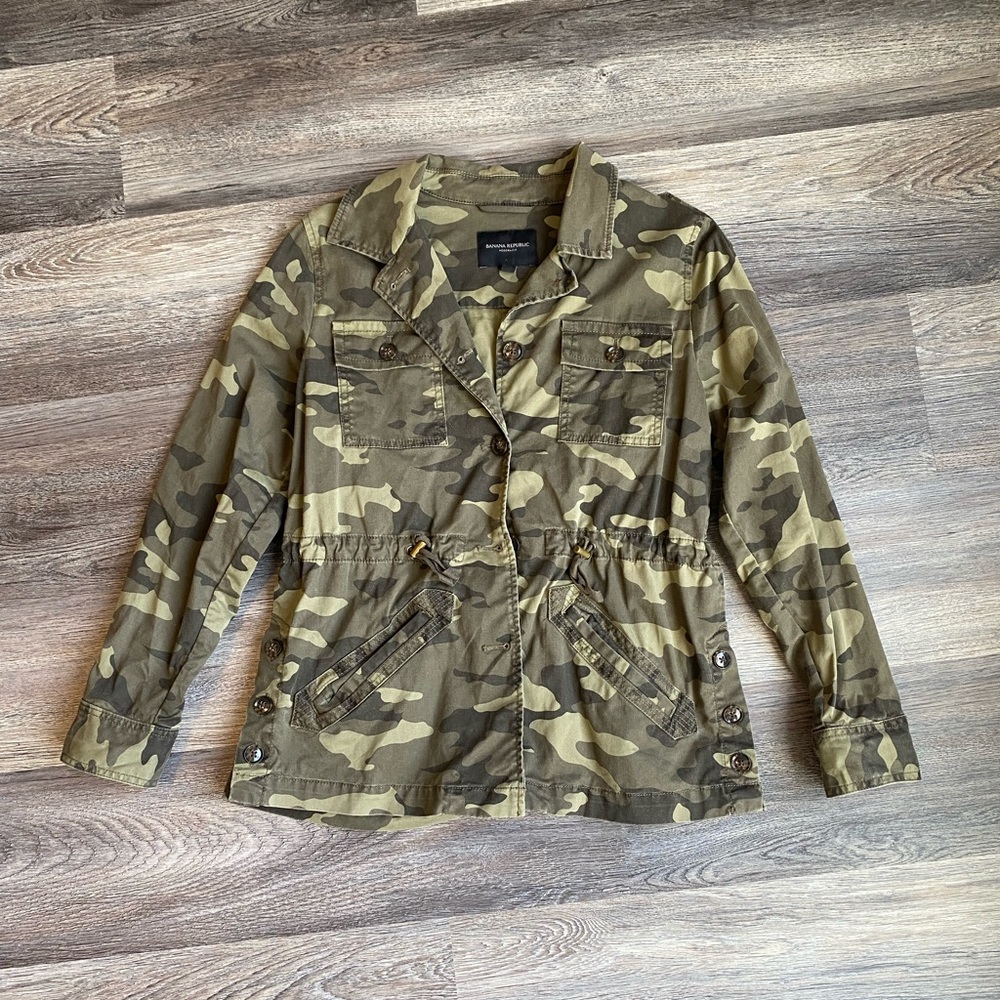 Banana Republic Camoflage Jacket